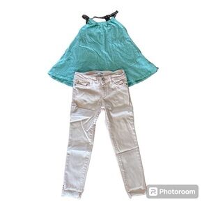 Appaman Tank 7 and DL1961 Chloe Pink Ankle Jeans 7